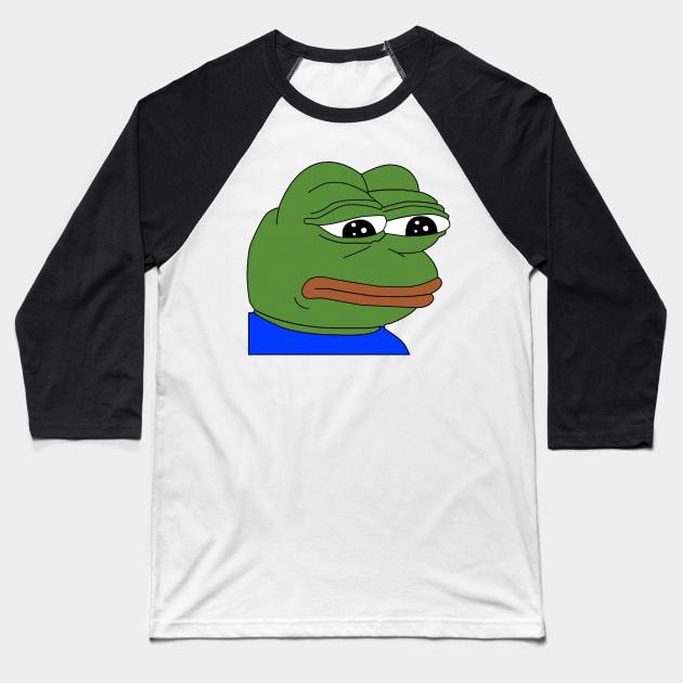 Pepe Baseball T-Shirt by FlashmanBiscuit